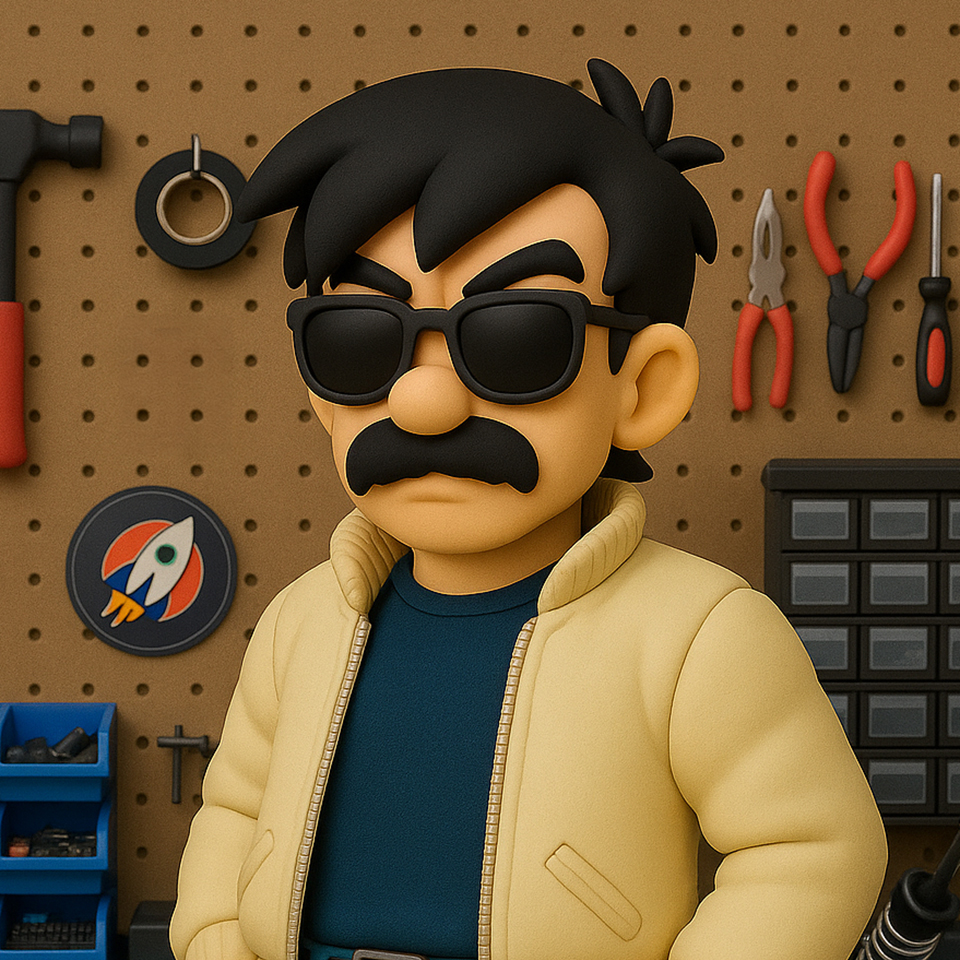Krizdingus in the Workshop – Stylized Portrait Krizdingus in the Workshop – Stylized Portrait